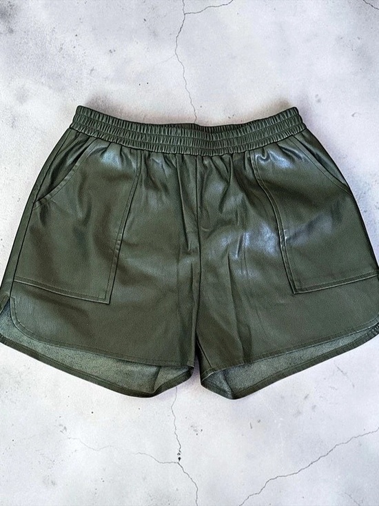 Joy Joy Pants - NWOT High Waist Green Shorts
